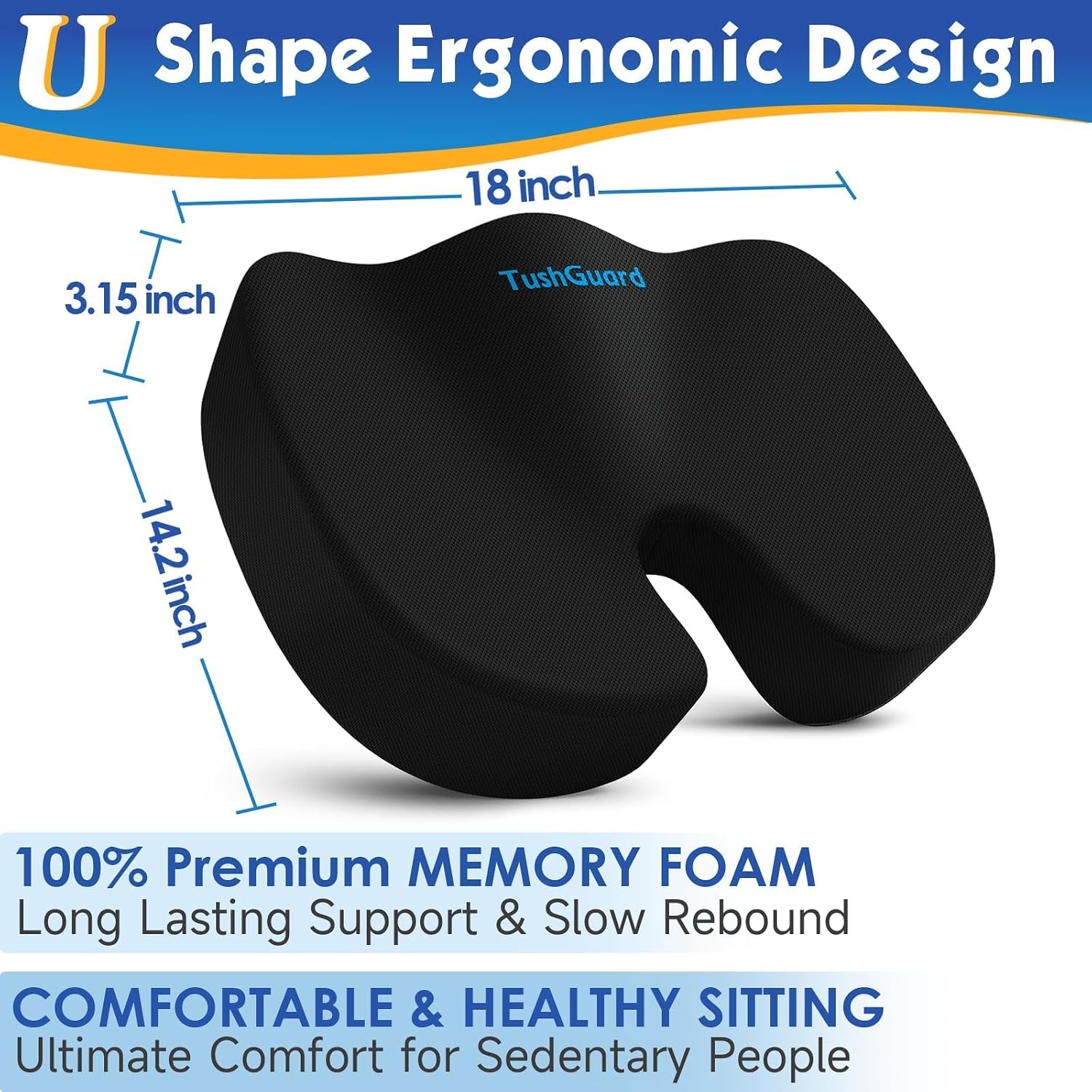Bantal Duduk Memory Foam - foto 2