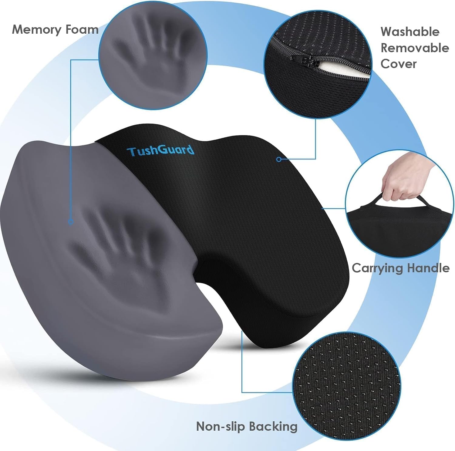 Bantal Duduk Memory Foam - foto 3