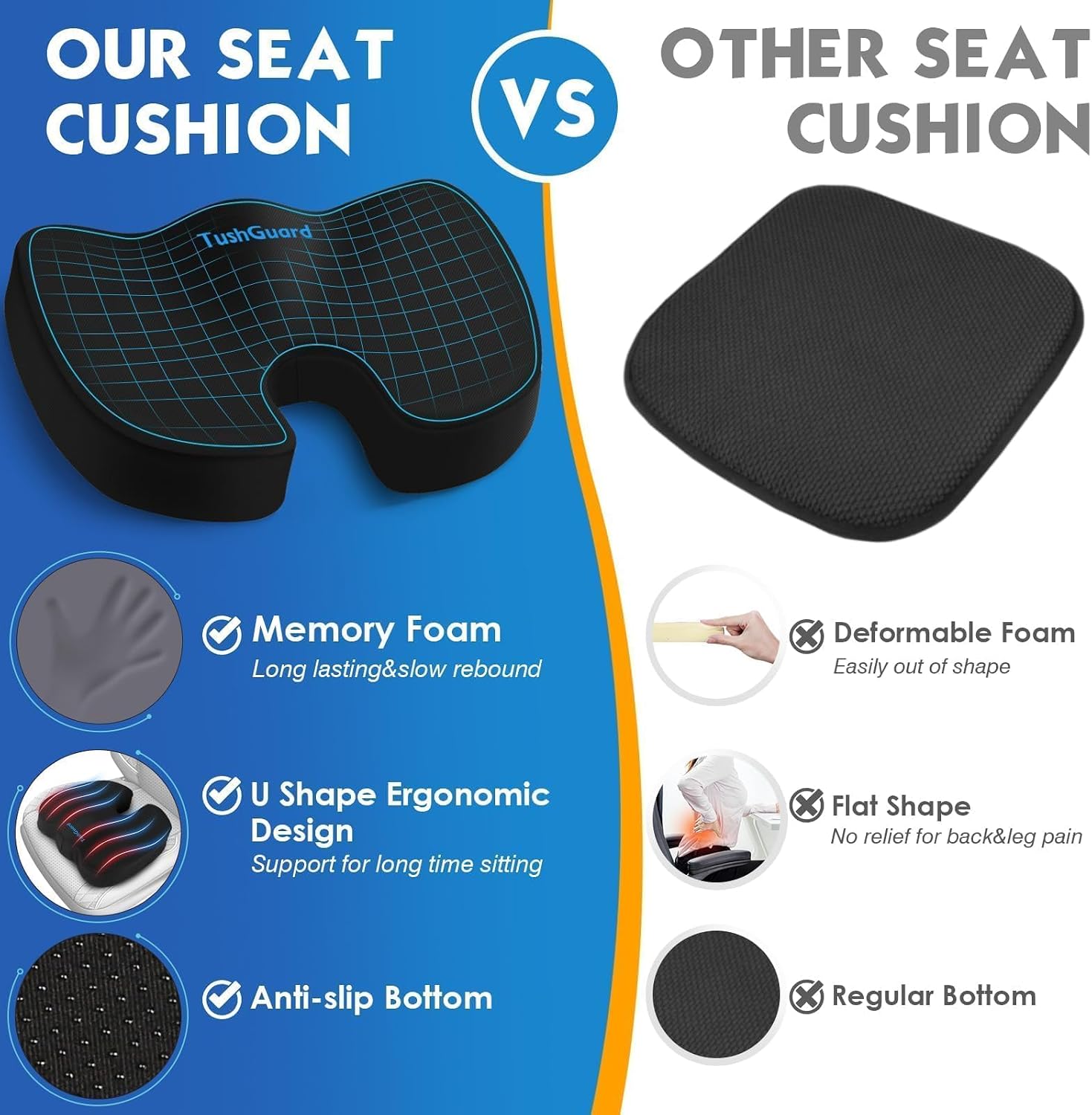 Bantal Duduk Memory Foam - foto 4